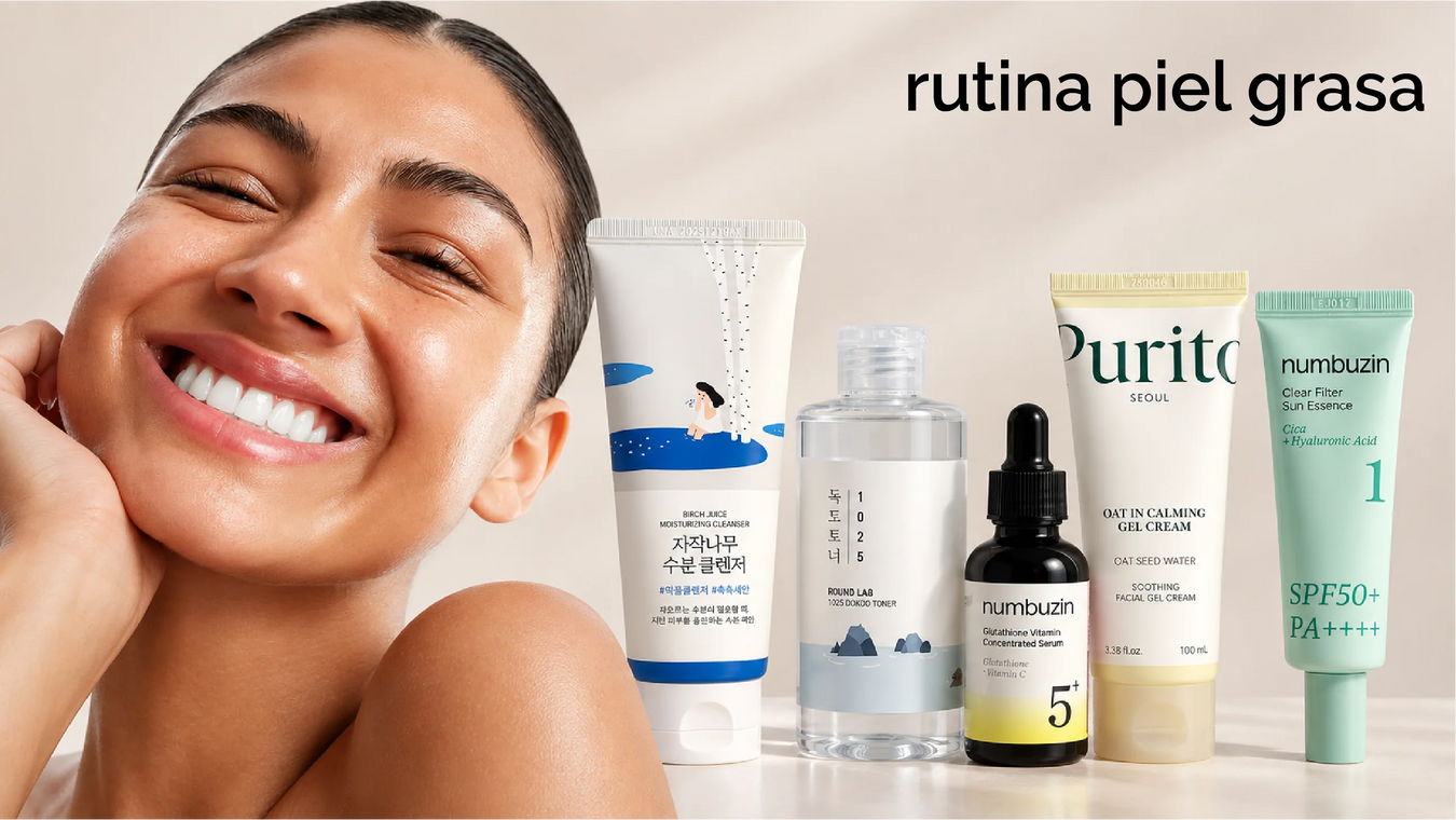 Rutina de Skincare Coreano para Piel Grasa