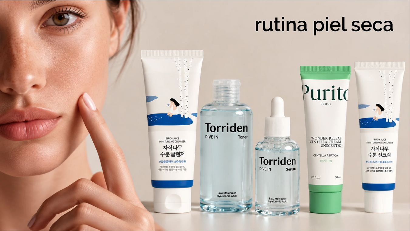 Rutina de Skincare Coreano para Piel Seca