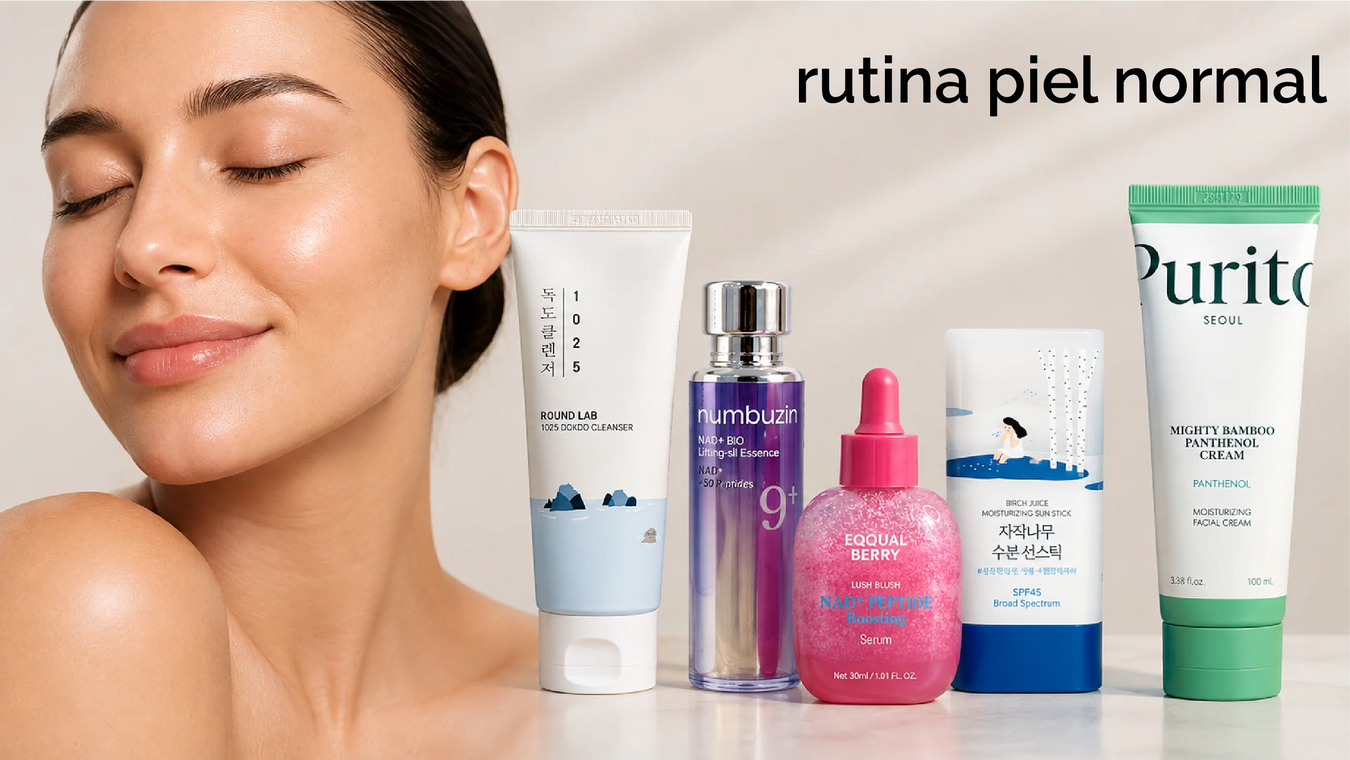 Rutina de Skincare Coreano para Piel Normal