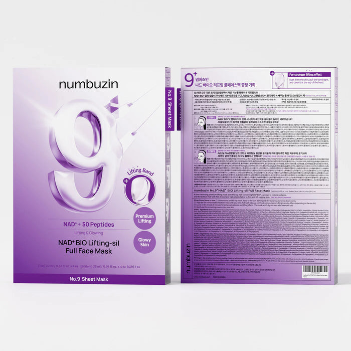 [NUMBUZIN] No.9 NAD Bio Lifting-sil Full Face Pack Sheet (1ea)