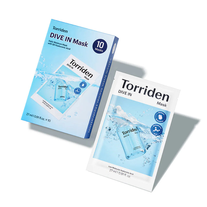 [TORRIDEN] DIVE IN Low Molecular Hyaluronic Acid Mask Pack (10 sheets)