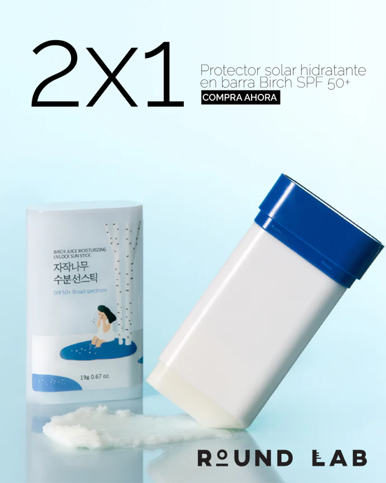 [ROUND LAB] BIRCH MOISTURIZING SUN STICK SPF 50+ PROMOCIÓN